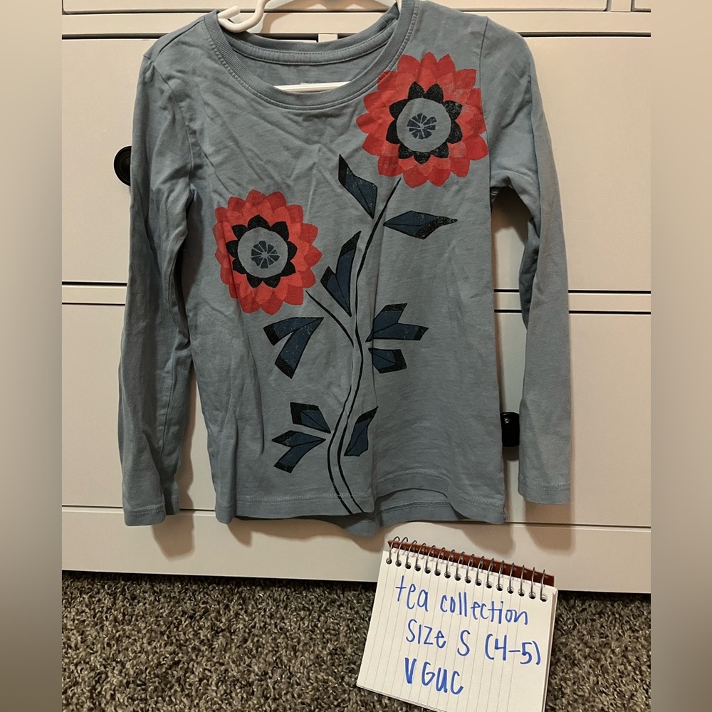 Tea Collection - Size 4/5 - Soft Long Sleeve Top